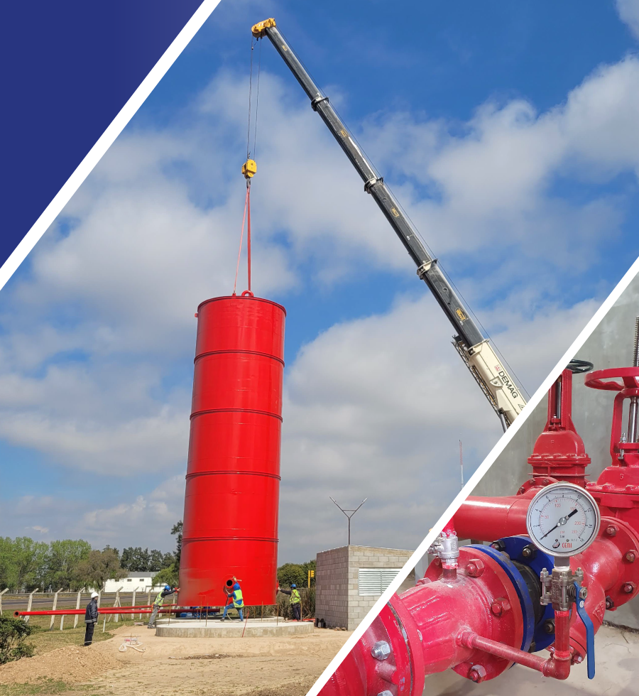 Redes de lucha contra incendios - Tecno Consulting - header mobile